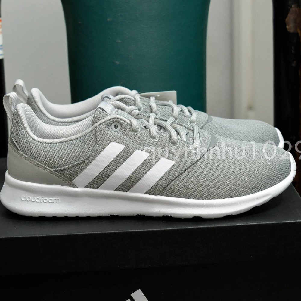 adidas Ladies' QT Racer 2.0 Sneaker IN GRAY - Picture 2 of 8